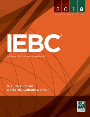 2018 International Existing Building Code (International Code Council Series)