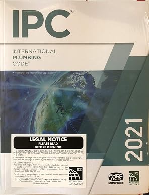 2021 International Plumbing Code (International Code Council Series)