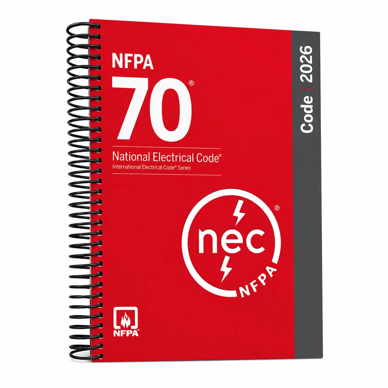 Nfpa 70 2026 National Electrical Code Spiral Bound NEC Latest Edition