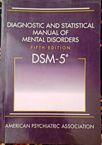 Diagnostic and Statistical Manual of Mental Disorders 5th Edition DSM-5
