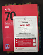 NFPA 70 National Electrical Code 2023 Paperback & Free Tabs Pre Tabbed