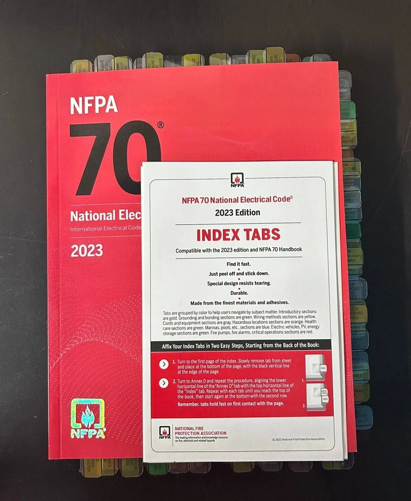 NFPA 70 National Electrical Code 2023 Paperback & Free Tabs Pre Tabbed