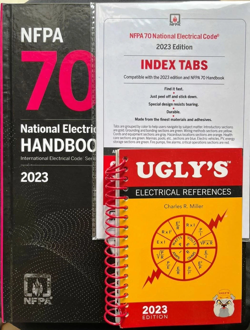 2023 NFPA 70 National Electrical Code Handbook + Index Tabs & Ugly 9781455930715