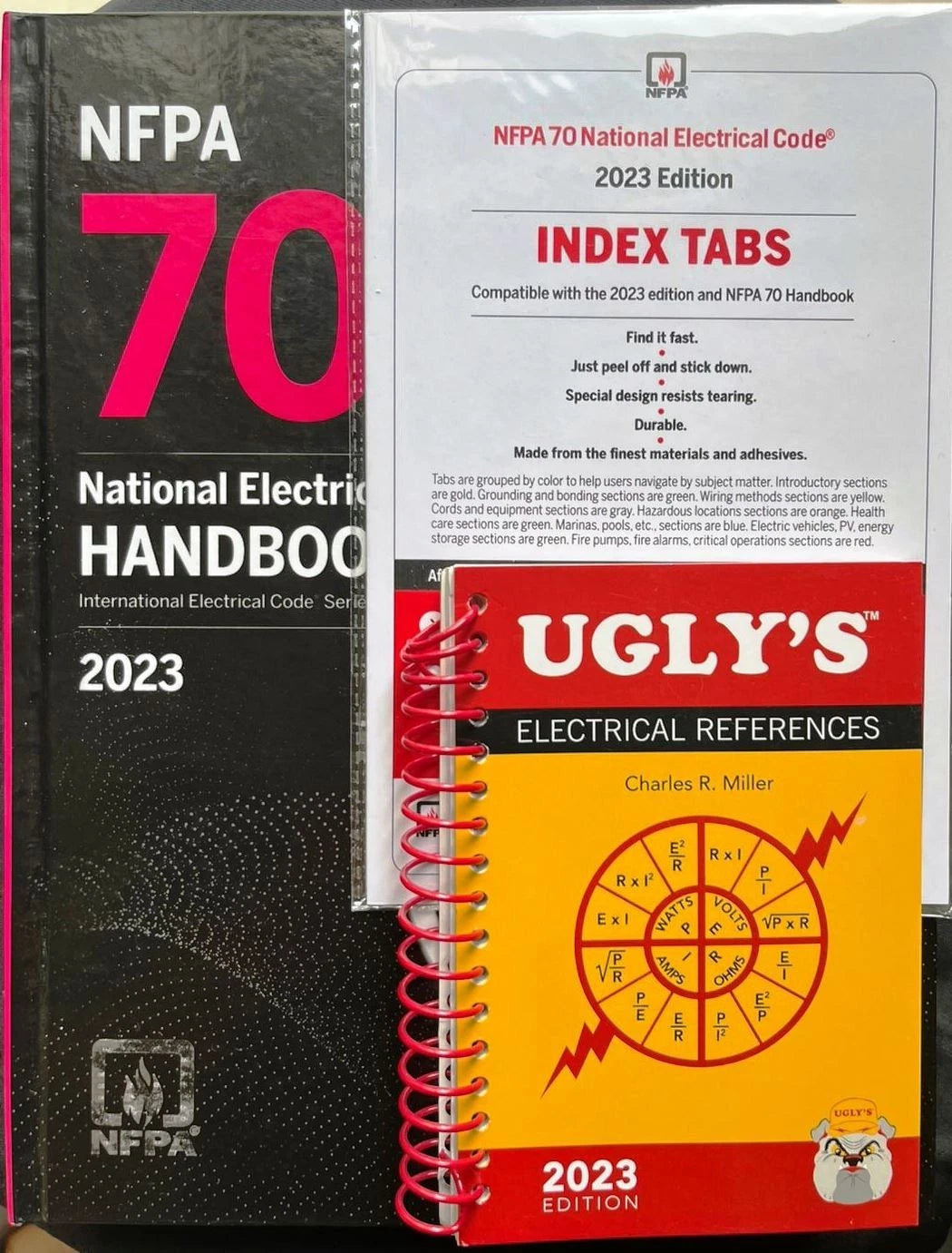 2023 NFPA 70 National Electrical Code Handbook + Index Tabs & Ugly 9781455930715