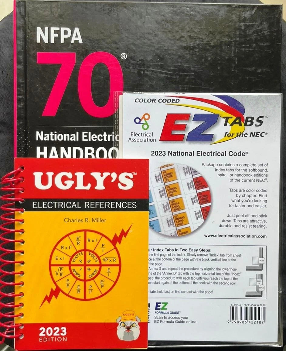 2023 NFPA 70 National Electrical Code Handbook w/ EZ Tabs & Ugly's 9781455930715