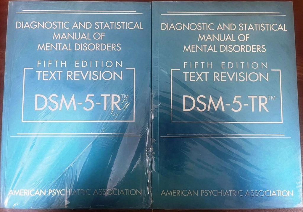 2 x Diagnostic and Statistical Manual of Mental Disorders Text Revision Dsm-5-TR