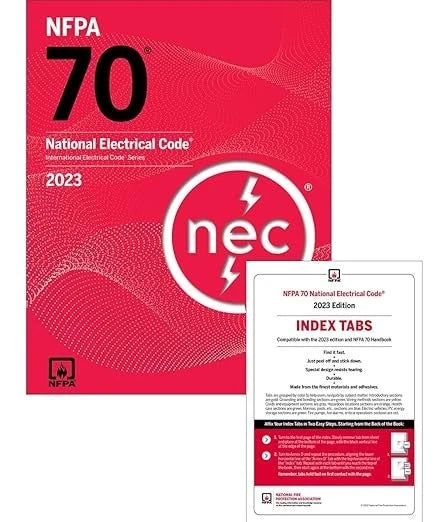 NFPA 70, National Electrical Code, with Self-Adhesive Index Tabs : 2023 Edition by National Fire Protection Association (NFPA) (2024, Trade Paperback)